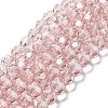 Electroplate Transparent Glass Beads Strands LS-EGLA-A035-T8mm-A20-1