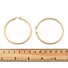 201 Stainless Steel Hoop Earrings LS-EJEW-P304-14A-G-5