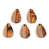 Resin & Walnut Wood Pendants RESI-S389-027A-A01-1