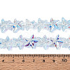 Electroplate Transparent Glass Beads Strands EGLA-Q136-01A-07-4