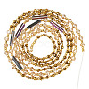 Glass Beaded Adjustable Waist Chains for Women AJEW-TA0005-78D-1