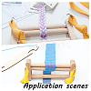 Wooden Webbing Retainer Knitting Tool TOOL-WH0051-80-5