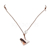 Summer Beach Natural Cultured Freshwater Pearl & Natural Shell Pendant Necklaces NJEW-JN05100-03-4