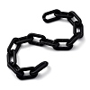 Handmade Spray Painted CCB Plastic Cable Chains AJEW-JB00729-01-1