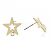 Iron Stud Earring Findings IFIN-N005-17-3