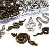 Beadthoven 40 Pcs 10 Styles Alloy Pendants FIND-BT0001-01-10