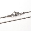 304 Stainless Steel Herringbone Chain Necklaces NJEW-N0047-08-1