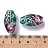 Handmade Foil Glass Lampwork Beads LAMP-G137-D06-3