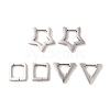 Non-Tarnish 3 Pairs 3 Styles 304 Stainless Steel Hoop Earrings for Women EJEW-K279-02P-2