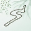 Non-Tarnish 304 Stainless Steel Double Link Rolo Chains Necklace for Women NJEW-JN03892-05-2