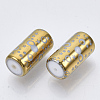 Electroplate Glass Beads EGLA-N003-06G-2