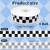 Polyester Grosgrain Ribbon OCOR-WH0105-050B-2