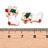 Christmas Theme Alloy Enamel Pendants ENAM-T020-10X-3