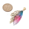 Butterfly Wings Resin Pendant Decorations HJEW-TA00314-3