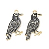 Skull Alloy Enamel Pendants AL-CBAD3B4-04G-01-1