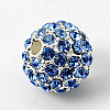 Alloy Rhinestone Beads RB-A034-10mm-A04S-2