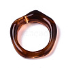 Transparent Resin Finger Rings RJEW-T013-001-F02-5