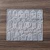 Cat Shape Theme DIY Pendant Silicone Molds DIY-F161-01C-4