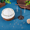 20Pcs 5 Styles 925 Sterling Silver Split Rings STER-TA0001-49-7