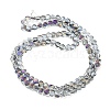 Electroplate Glass Beads Strands EGLA-G037-09A-3