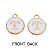 Golden Plated Enamel Alloy Charms ENAM-SZ0001-26A-T-2