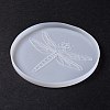 Food Grade Silicone Dragonfly Pattern Cup Mat Molds DIY-C074-01-4