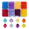 1160Pcs 8 Colors Transparent Acrylic Beads MACR-YW0001-86-1