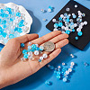 Transparent & Opaque Acrylic Bead OACR-TAC0002-08C-7