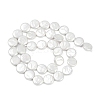 Electroplate Porcelain Imitation Pearl Beads Strands BSHE-Z009-02B-3