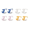 Hypoallergenic Bioceramics Zirconia Ceramic Stud Earrings EJEW-C065-03D-2