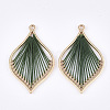 Cotton Thread Woven Pendants FIND-S306-03D-2