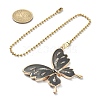 Butterfly Alloy Rhinestone Ceiling Fan Pull Chain Extenders FIND-JF00115-05-3