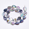 AB Color Freshwater Shell Beads Strands X-SHEL-S274-38A-2