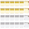 24Pcs 2 Colors Rack Plating Brass Glue-on Flat Pad Bails KK-HS0014-94-1