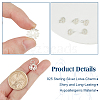 6Pcs Hollow 925 Sterling Silver Lotus Charms STER-DR0001-34-3