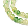 Dyed Natural White Jade Beads Strands G-T140-4mm-A05-4