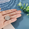 6Pcs 925 Sterling Silver Hollow Initial Beads STER-TA0001-53L-7
