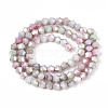 Ombre Effect Dyed Glass Beads Strands LS-GLAA-T025-4mm-09J-2