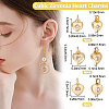 Beebeecraft 12Pcs 3 Style Brass Micro Pave Cubic Zirconia Charms ZIRC-BBC0001-69-2