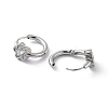 304 Stainless Steel Star Hoop Earrings EJEW-D095-22P-02-2