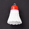 Sport Ball Theme Opaque Resin Pendants RESI-F039-01C-2