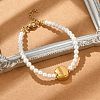 Plastic Imitation Pearl Beads Bracelets for Women BJEW-M056-12G-3