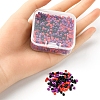 55.5G 3 Style Baking Paint Glass Round Seed Beads SEED-YW0002-28-3