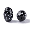 Tibetan Style dZi Beads TDZI-Z001-04-3