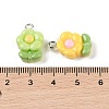 Opaque Resin Pendants MACR-P043-N02-3