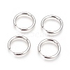 Tarnish Resistant 304 Stainless Steel Hoop Earrings EJEW-P177-P-16-2