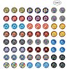 Flatback Glass Cabochons for DIY Projects GGLA-PH0004-27D-3