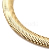 Rack Plating Brass Herringbone Chains Necklace for Men Women X-NJEW-M193-01G-2