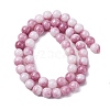 Ombre Effect Dyed Glass Beads Strands GLAA-T031-01O-11-3