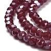 Electroplate Opaque Glass Beads Strands LS-EGLA-A035-P3mm-A02-3